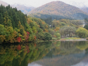 大源太山の手前の山,紅葉