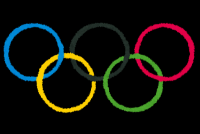 クリップアートの五輪マーク