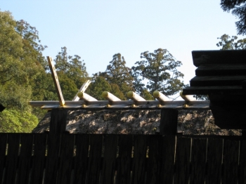 旧御正宮東宝殿屋根