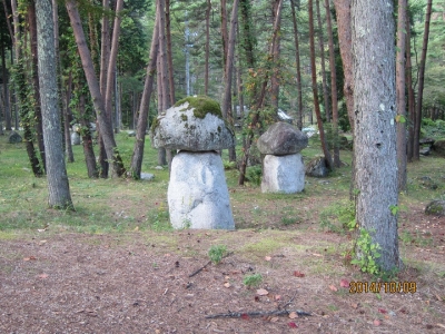 石積みの松茸