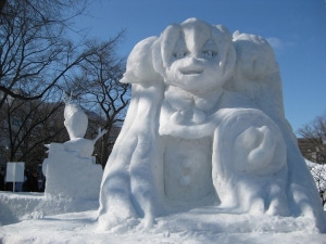 雪像 初音ミク
