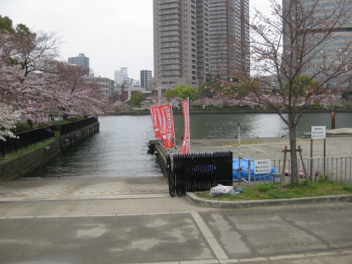 桜之宮公園 大川の発着場