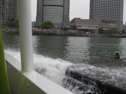水陸両用バスのスプラッシュイン