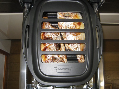 ココットで鯛を焼く