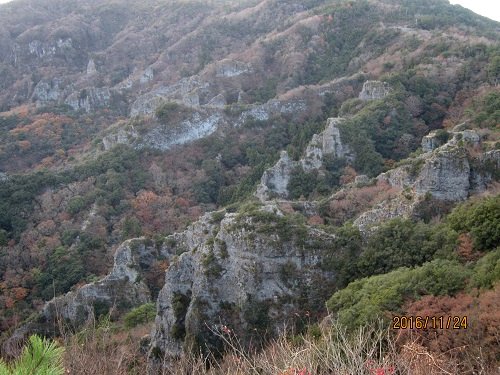 寒霞渓溶岩の風景