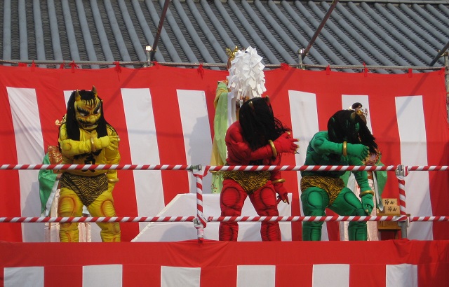 黄鬼・赤鬼・青鬼が降参する