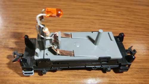 ヨ5000の室内灯 | 鉄道模型を楽しもう