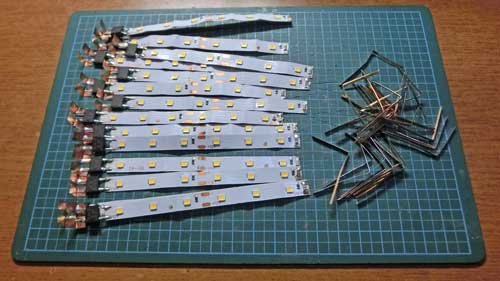 室内灯を大量製作