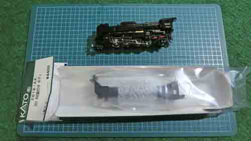 Nゲージ】KATO D51 498を副灯付モデルに交換 | 鉄道模型を楽しもう