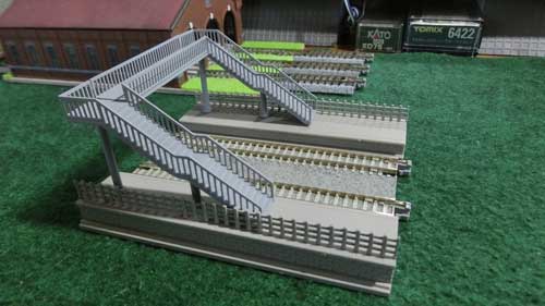 Nゲージ】Nゲージの屋根なし跨線橋の製作2 | 鉄道模型を楽しもう