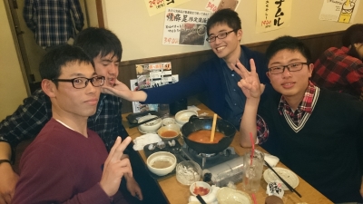 左から、内田・澤田・佐々木さん・小室