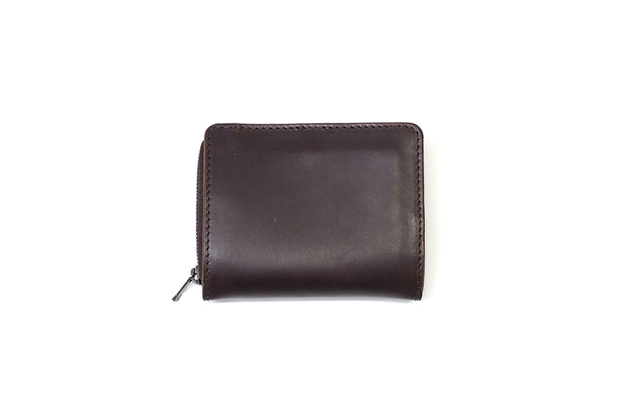 MR.OLIVE E.O.I] HORWEEN CHROMEXCEL LEATHER / COMPACT ZIP WALLET