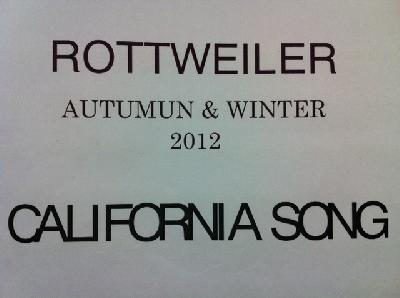 ROTTWEILER 2012A/W