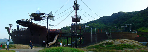 天拝湖公園 帆船