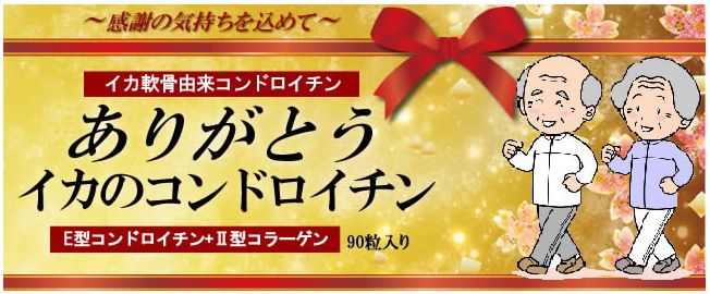 イカのコンドロイチンの特徴や詳細 違いは何 ありがとうイカのコンドロイチンの口コミや効果 最安値通販