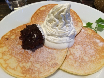あずきパンケーキ