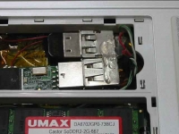 EeePC(Eee PC)を分解改造してUSBを増設してBluetooth(ブルートゥース)を組み込む、メモリベイに内蔵している写真3