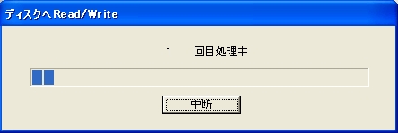 PCC27,SDHC,CFカードに満タンテストのバーグラフ