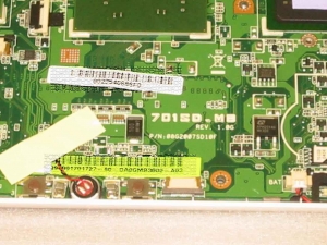 Asus Eee PC 701 SD-X のマザーボード 表