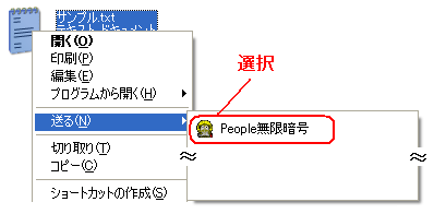 無限乱数式で暗号化する