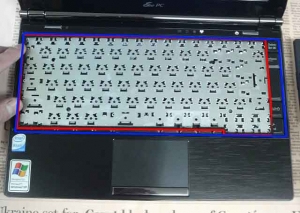 ASUS Eee PC S101のキーボード比較2