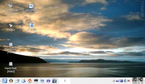 Eee PC Knopix USB ブート 画面