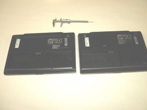 ASUS S101H HDDモデル SSD HDD 両モデル バッテリベイ 比較図