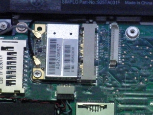 MSI WindPad 110W 分解 マザーボード WiFi