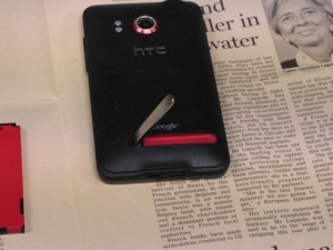 google アンドロイド HTC EVO WiMAX(au ISW11HT) スタンドアーム
