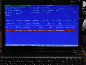 Aspire AS5750-F58D/LK メモリ増設 / メモリ交換 / メンテナンスマニュアル(メモリテストツール MEMTEST+86 usb 起動 活用)