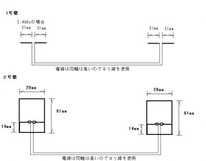 Wi-Fi 無線LAN 延長ケーブル 延長アンテナ 電波音叉 ヘンテナ