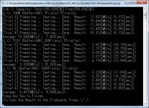 U24E copyspdbench