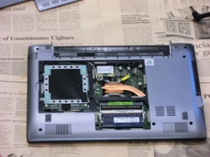 分解 改造 高速化 ASUS U24A-PX3210 メモリ増設