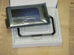Crucial M500 SSD 120GB レビュー パッケージ開封