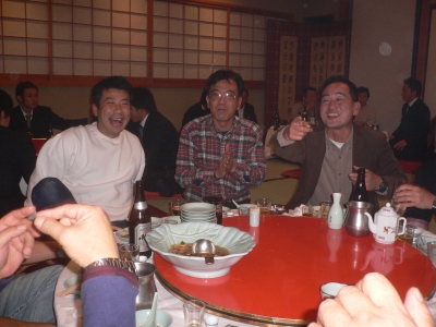 上村、青木、金堀しぇんぱい