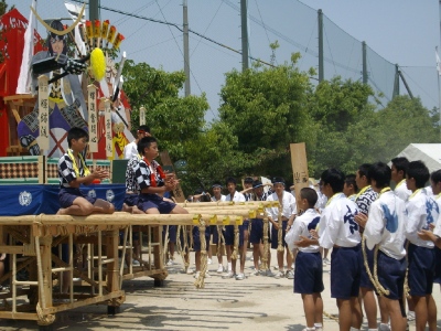 中学校山笠