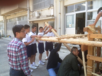 博中山笠棒〆