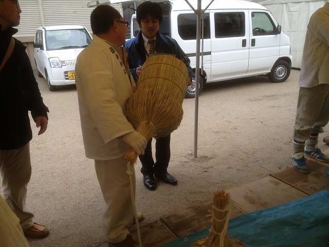 堀会長マスコミ対応です