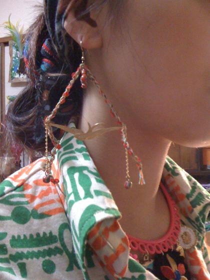 swallow ピアス