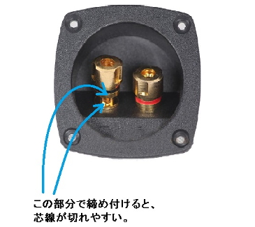スピーカー端子