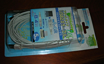 フラットUSBケーブル