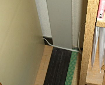 敷居のところ。