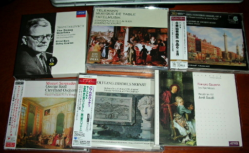 演奏で買い換えのCD。