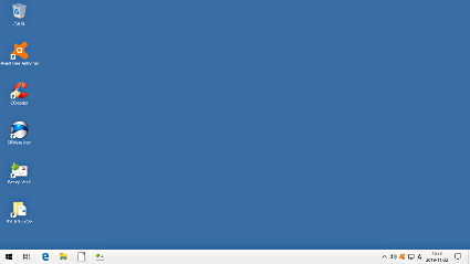 Windows 10 デスクトップ
