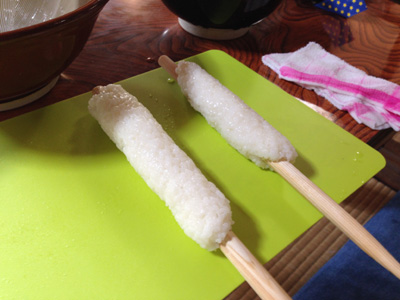 みそたんぽ作り