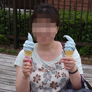 ネモフィラソフトクリーム