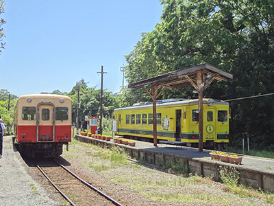 いすみ鉄道と小湊鐵道