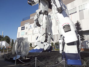 お台場・ダイバーシティのユニコーンガンダム