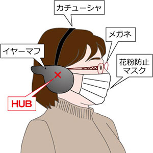 2〜3月は耳がhub