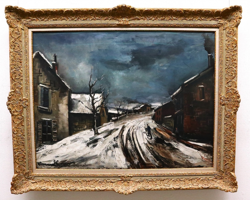 雪景色」（モーリス・ド・ヴラマンク）。 | SEABORN資料館